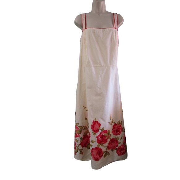 Jessica Howard Woman 22W Rose Sundress Boned Bodice Fully Lined EUC - Picture 2 of 16